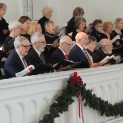 The choir sings a movement from Ralph Vaughan Williams' The First Nowell
